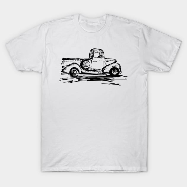 Artwork Car T-Shirt by Saldi